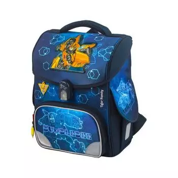 228973, Ранец TIGER FAMILY для нач.школы, Jolly, Bumblebee, ЛИЦЕНЗИЯ, 36х31х19 см