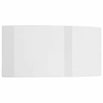 229316, (цена за 50 шт.) Обложка ПВХ 255х490 мм для учебников Биология, Экономика, Букварь, ПИФАГОР, универсальная, 100 мкм, 229316