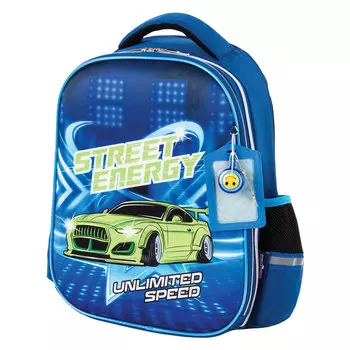 229914, Ранец ЮНЛАНДИЯ LIGHT, 2 отделения, "Street energy", 38х29х16 см, 229914