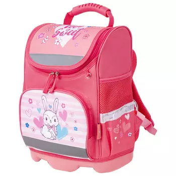 229945, Ранец ЮНЛАНДИЯ WISE для начальной школы, "Bunny", 37х29х15 см, 229945