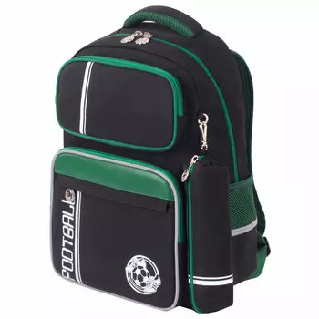 229975, Рюкзак ЮНЛАНДИЯ COMPLETE, с пеналом в комплекте, эрго-спинка, "Football", 42х29х14 см, 229975