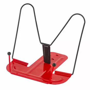 237822, Подставка для книг красная металлическая ЮНЛАНДИЯ ПРЕМИУМ, европодвес, 237822