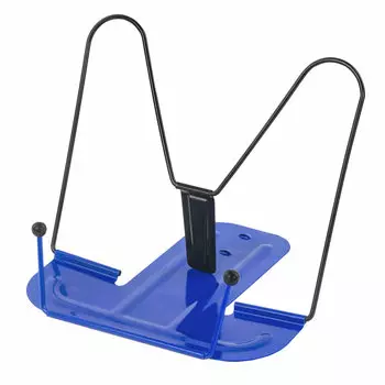 237823, Подставка для книг синяя металлическая ЮНЛАНДИЯ ПРЕМИУМ, 237823.