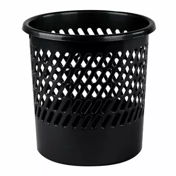 237917, Корзина для бумаг STAFF "Basic" сетчатая, 11 л, черная, 237917