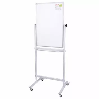 238013, Доска магнитно-маркерная НА СТЕНДЕ 60х90 см, 2-сторонняя, STAFF, 238013