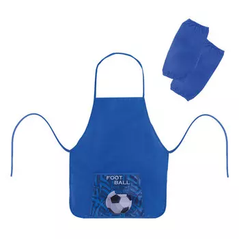 270194, Фартук с нарукавниками ПИФАГОР, 44x55 см, 1 карман, дизайн на кармане, "Football", 270194