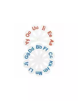 270561, Веер-касса Английские гласные и согласные ЮНЛАНДИЯ, НАБОР 2 штуки, европодвес, 270561