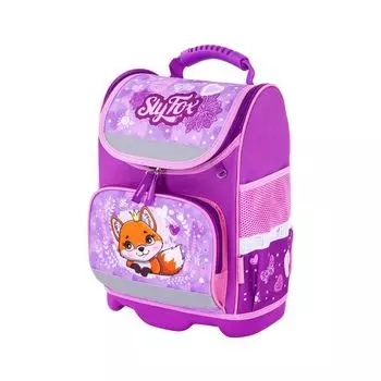 270585, Ранец ЮНЛАНДИЯ WISE для начальной школы, Sly fox, 37x29х15 см, 270585