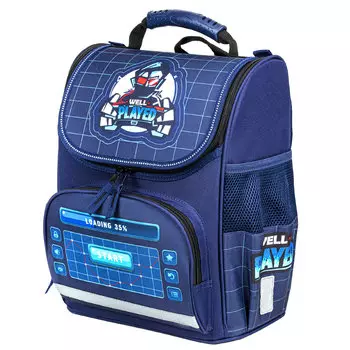 270688, Ранец ПИФАГОР BASIC, с эргономичной спинкой, "Well played", 35х28х18 см, 270688