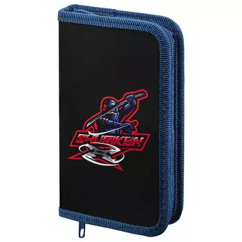 271006, Пенал ПИФАГОР, 1 отделение, ламинированный картон, 19х11 см, "Shuriken", 271006