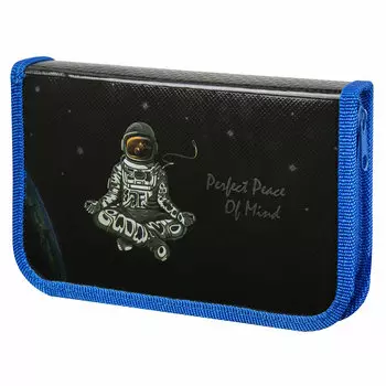 271106, Пенал ЮНЛАНДИЯ, 1 отделение, металлизированный картон, конгрев, 19х11 см, "Balance", 271106