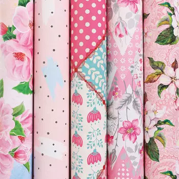 591589, (цена за 10 шт.) Бумага упаковочная мелованная "Compliments", 70x100 см, 5 дизайнов ассорти, ЗОЛОТАЯ СКАЗКА, 591589