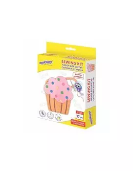 664495, Набор для шитья сумочки из фетра Кексик, ЮНЛАНДИЯ, 664495