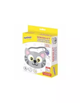 664496, Набор для шитья сумочки из фетра Котик, ЮНЛАНДИЯ, 664496