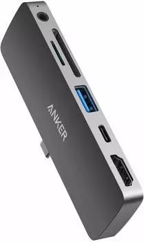 Адаптер Anker 6-in-1 USB-C PD A83620A1 GR