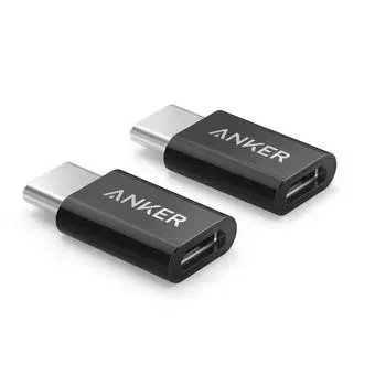 Адаптер ANKER B8174 PL micro female->C BK