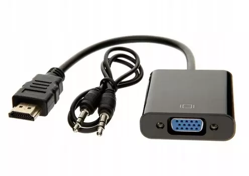 Адаптер ATcom HDMI - VGA + аудио 10cm АТ1014