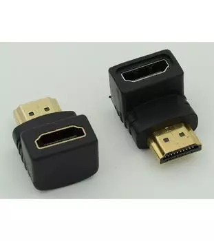 Адаптер аудио-видео 90 Deg HDMI (m)/HDMI (f) 1зв