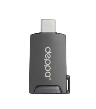 Адаптер Deppa USB-C - HDMI компактный графит