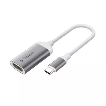 Адаптер Deppa USB Type-C - HDMI графит