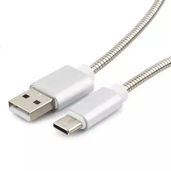 Адаптер Gembird Cablexpert USB AM/Type-C 1m Silver CC-G-USBC02S-1M
