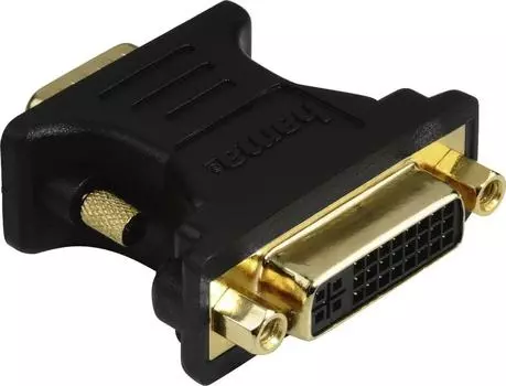 Адаптер Hama 00045074 DVI (f) VGA (m) черный