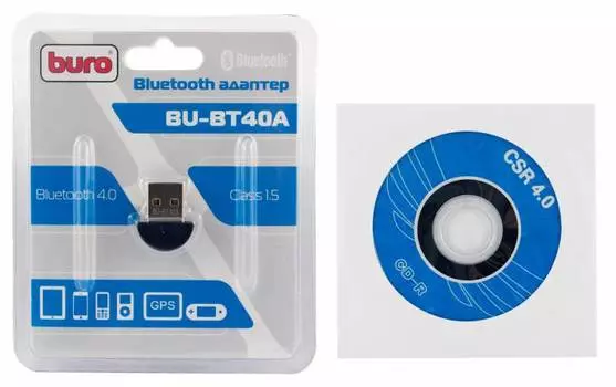 Адаптер USB Buro BU-BT40A черный
