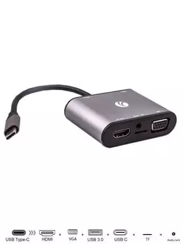 Адаптер VCOM USB-C - HDMI CU425M