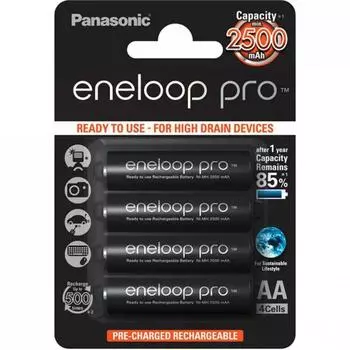 Аккумулятор Panasonic Eneloop Pro AA 2500mAh R2U (4шт)