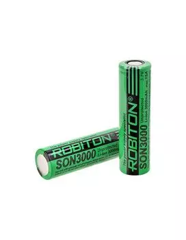 Аккумулятор Robiton 18650 3000 mAh 15A (Sony Li-ion)