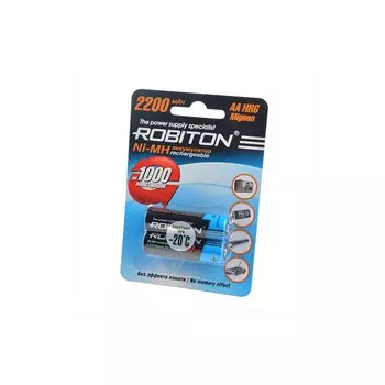 Аккумулятор Robiton AA 2200 mAh (уп 2 шт)