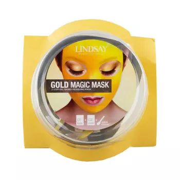 Альгинатная маска c коллоидным золотом (пудра+активатор) Gold Rubber Mask