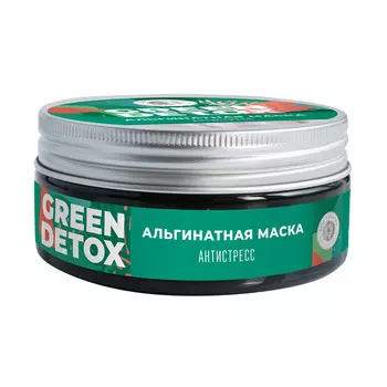Альгинатная маска ДОМ ПРИРОДЫ Green Detox с комплексом черноморских водорослей Антистресс, 60г