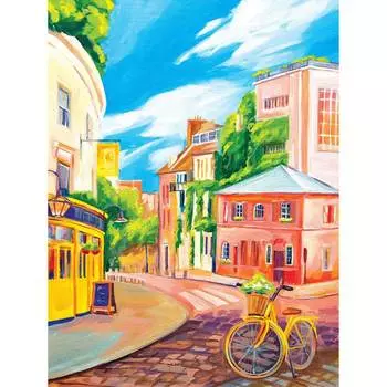 Алмазная вышивка Школа талантов "Город" 30x40 см арт.5371219