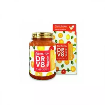 Ампульная сыворотка с витаминами FarmStay DR-V8 Vitamin Ampoule, 250мл