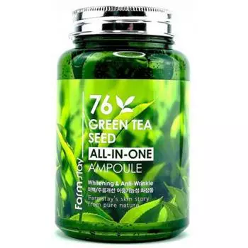 Ампульная сыворотка с зеленым чаем FarmStay 76 Green Tea All-In-One Ampoule, 250мл