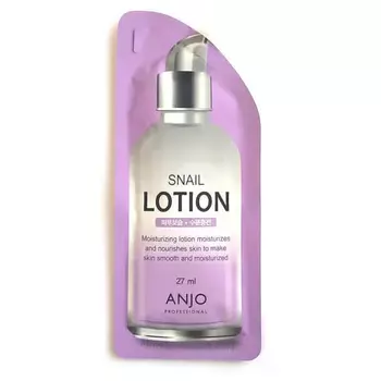 ANJO Professional Snail Lotion, 27 g, Лосьон для лица с экстрактом муцина улитки, 27 гр
