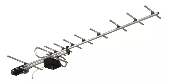 Антенна уличная Дельта Н1181А.03F 12V б/к (активная, DVB-T2, с б/п, 24.5-31 дБ, пакет)