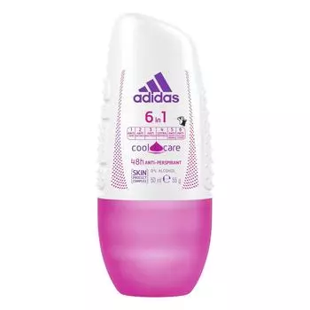 Антиперспирант Adidas Anti-perspirantRoll-Ons Female 6 in 1 ролликовый 50 мл