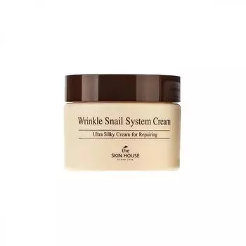Антивозрастной крем на основе муцина улитки The Skin House Wrinkle Snail System Cream, 50мл