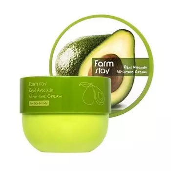 Антивозрастной крем с экстрактом авокадо FarmStay Real Avocado All-In-One Cream 300мл