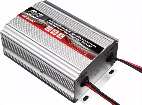 Автоинвертор AVS IN-2420 (20A) с 24В на 12В 43897