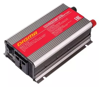 Инвертор Digma DCI-300 300Вт с 12В на 220В