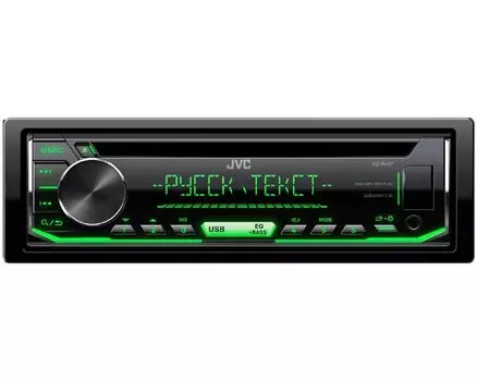 Автомагнитола CD JVC KD-R497 1DIN 4x50Вт
