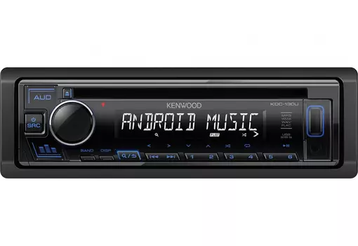 Автомагнитола CD Kenwood KDC-130UB 1DIN 4x50Вт