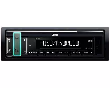 Автомагнитола JVC KD-X161 1DIN 4x50Вт