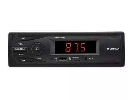 Автомагнитола Soundmax SM-CCR3064F 1DIN 4x40Вт