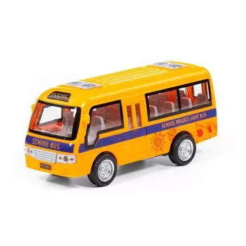 Автомобиль инерционный "Школьный автобус" свет звук 79909