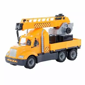 Автомобиль-кран "Майк" с поворотной платформой(в сетке) 55613