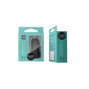 Автомобильное зарядное устройство BoraSCO (VSP) 2 USB, 2,1A + дата-кабель micro USB, 1м, черный